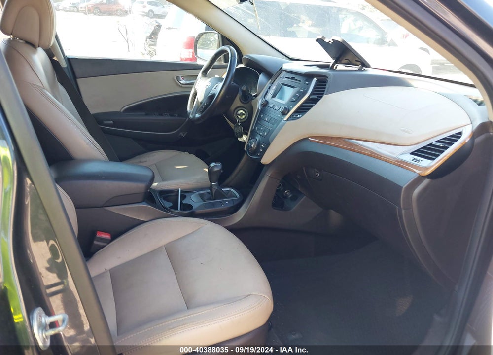 2014 HYUNDAI SANTA FE GLS VIN: KM8SM4HF8EU087719