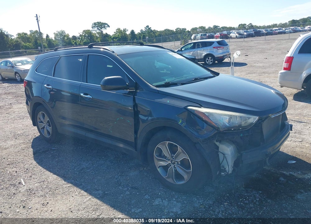 2014 HYUNDAI SANTA FE GLS VIN: KM8SM4HF8EU087719