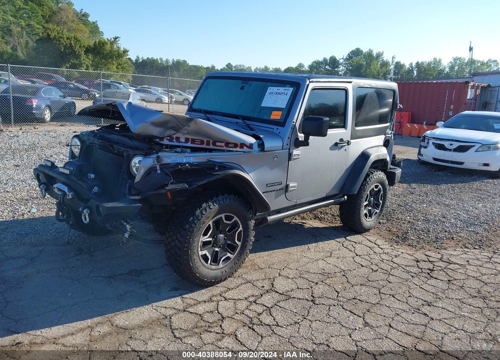 2013 JEEP WRANGLER SPORT VIN: 1C4AJWAG4DL681767
