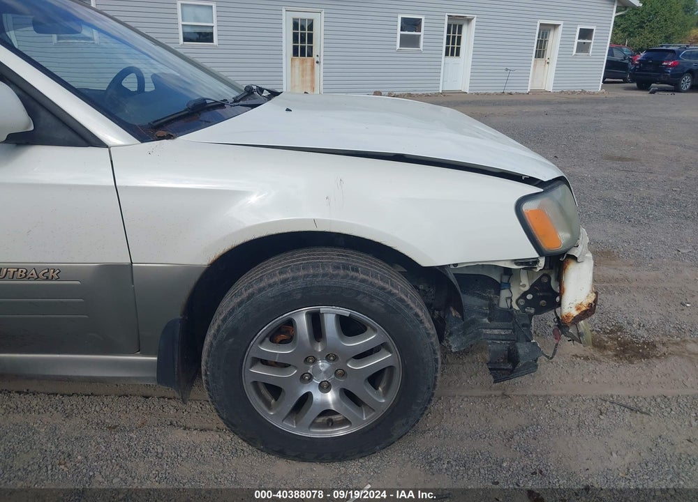 2002 SUBARU OUTBACK VIN: 4S3BH675226625084
