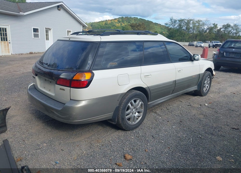 2002 SUBARU OUTBACK VIN: 4S3BH675226625084