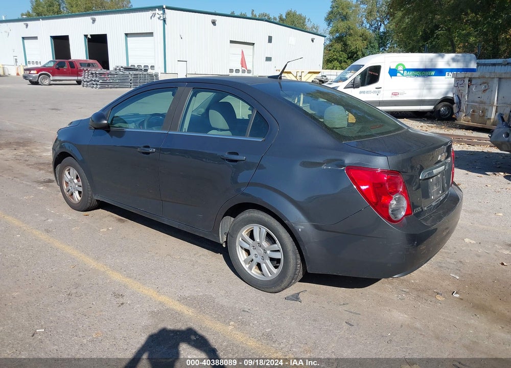 2013 CHEVROLET SONIC LT AUTO VIN: 1G1JC5SH5D4190204