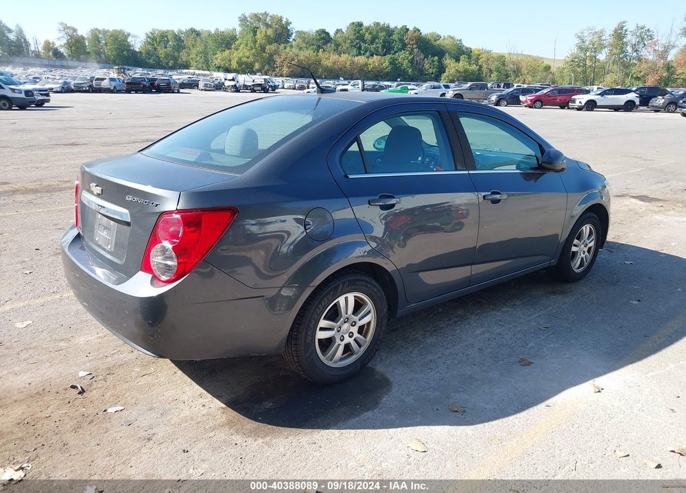 2013 CHEVROLET SONIC LT AUTO VIN: 1G1JC5SH5D4190204