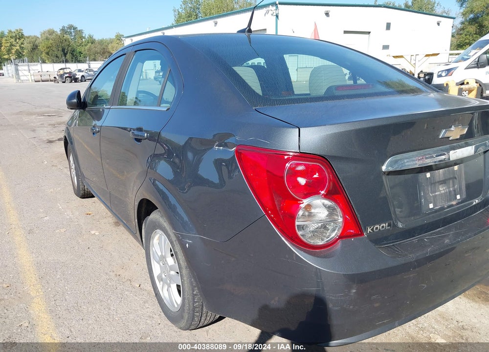 2013 CHEVROLET SONIC LT AUTO VIN: 1G1JC5SH5D4190204