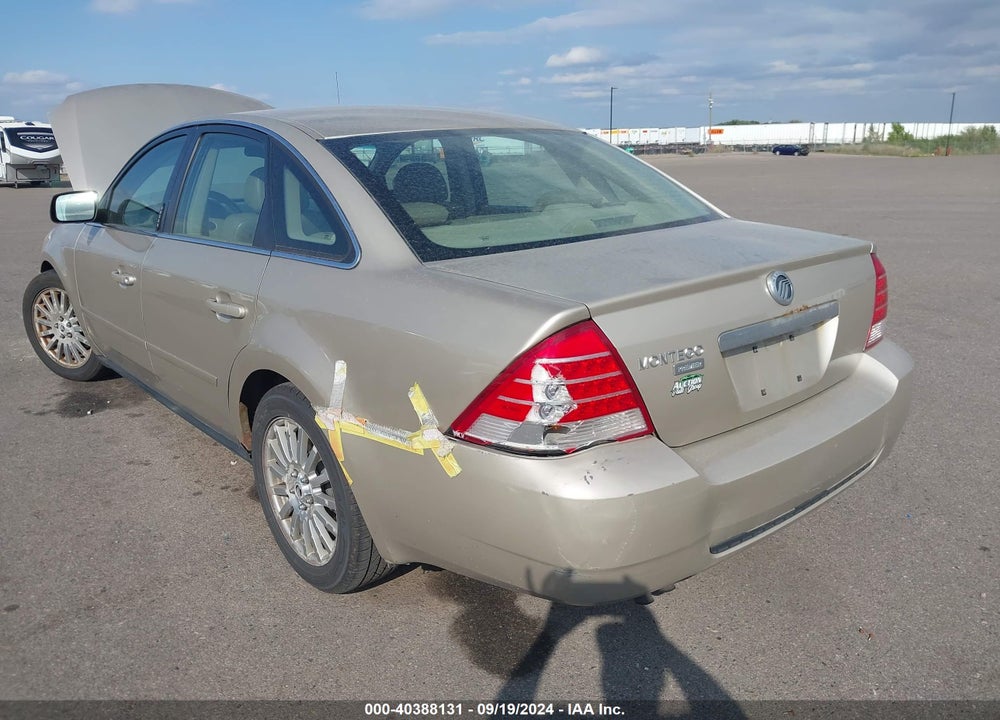 2005 MERCURY MONTEGO PREMIER VIN: 1MEFM42175G601303