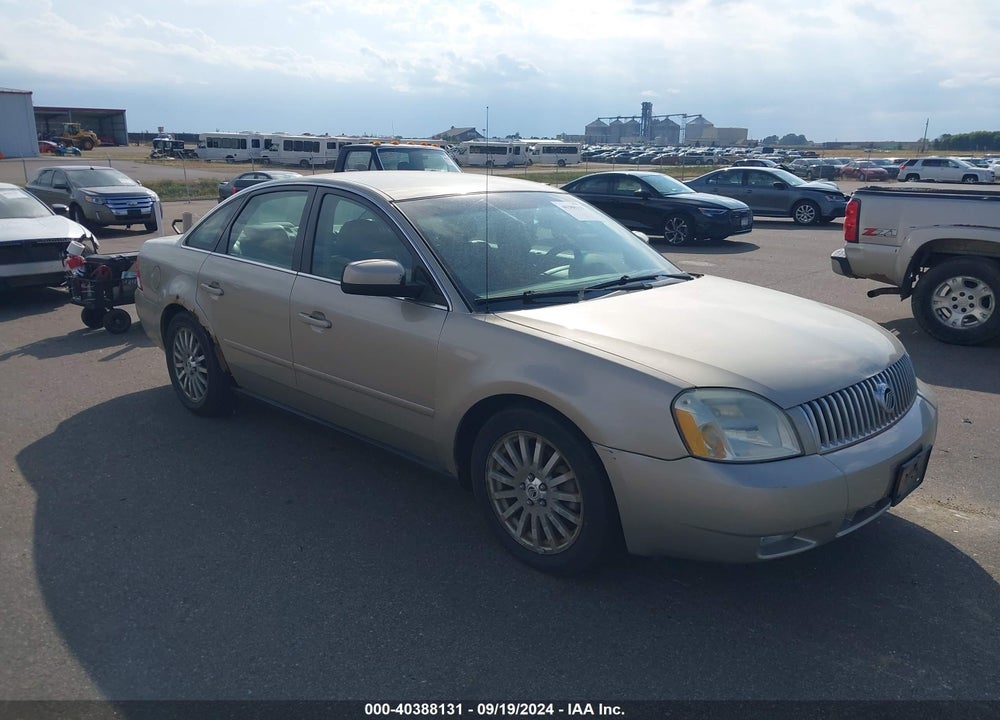 2005 MERCURY MONTEGO PREMIER VIN: 1MEFM42175G601303