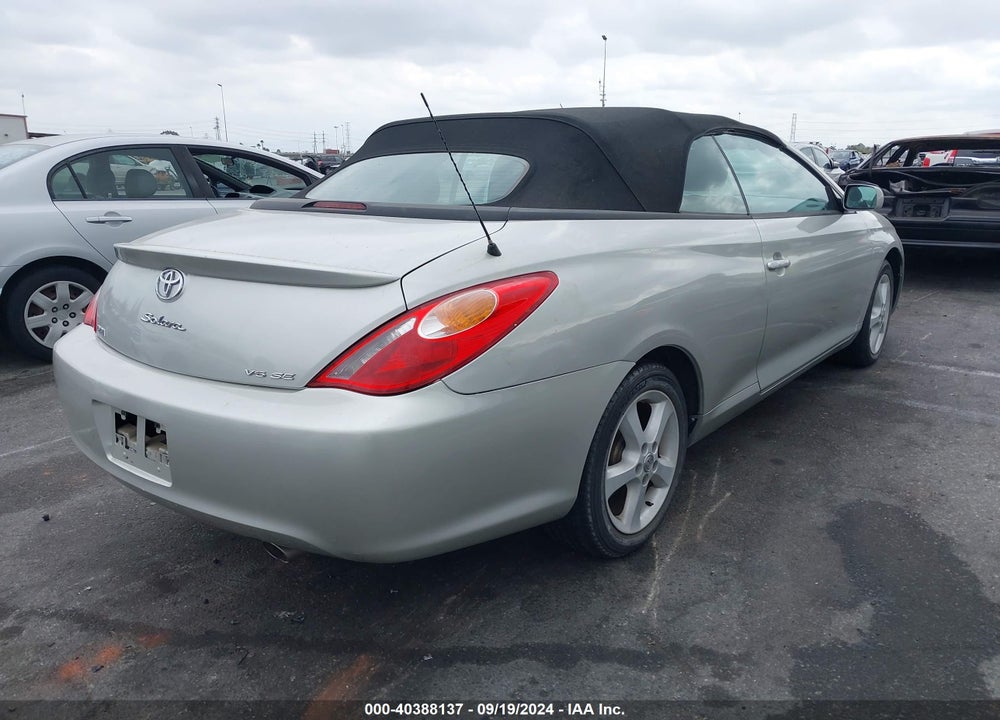 2005 TOYOTA CAMRY SOLARA SE VIN: 4T1FA38P45U064855
