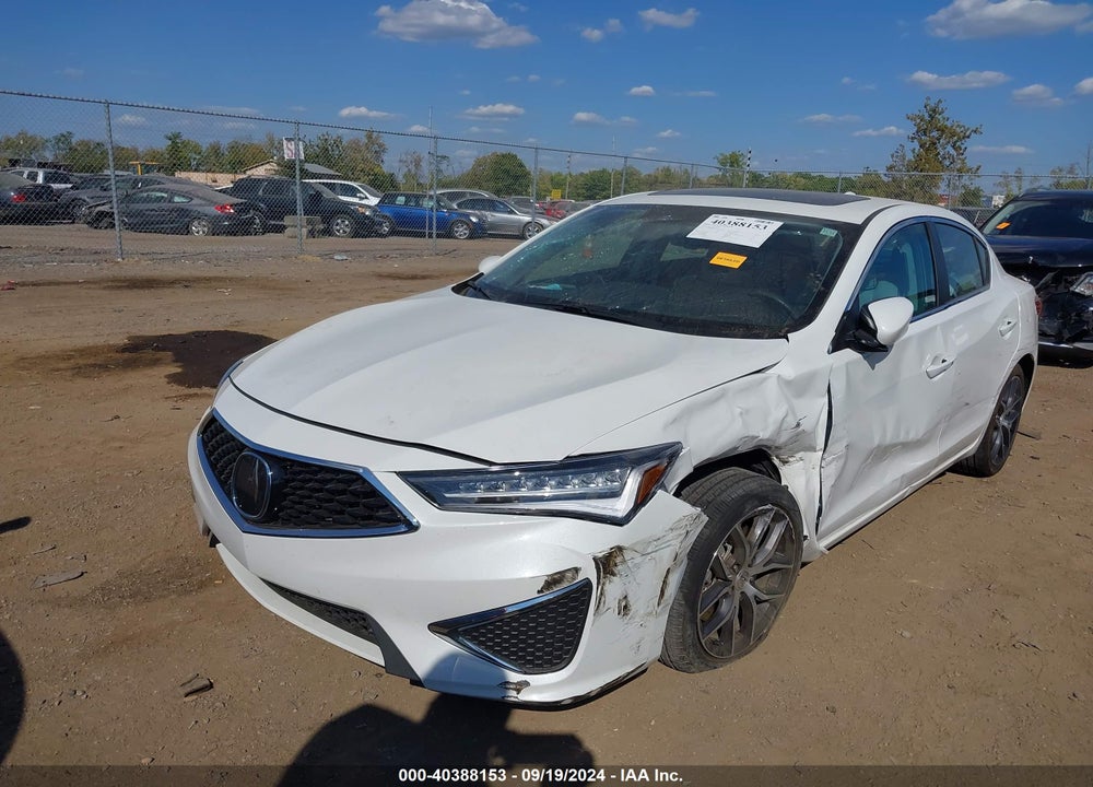 2022 ACURA ILX PREMIUM PACKAGE VIN: 19UDE2F78NA001841