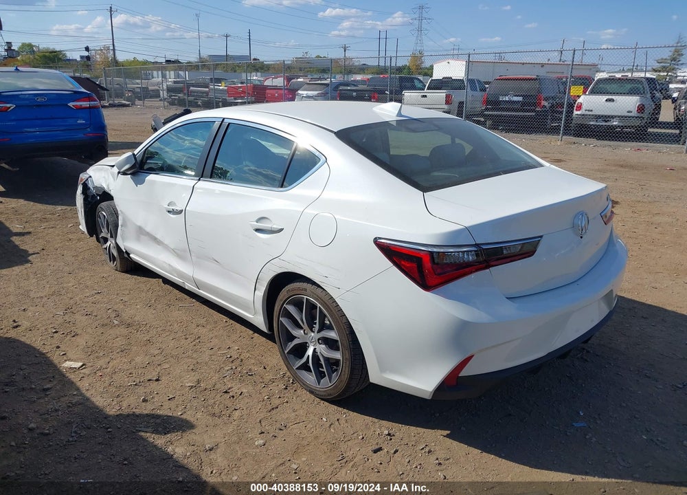 2022 ACURA ILX PREMIUM PACKAGE VIN: 19UDE2F78NA001841