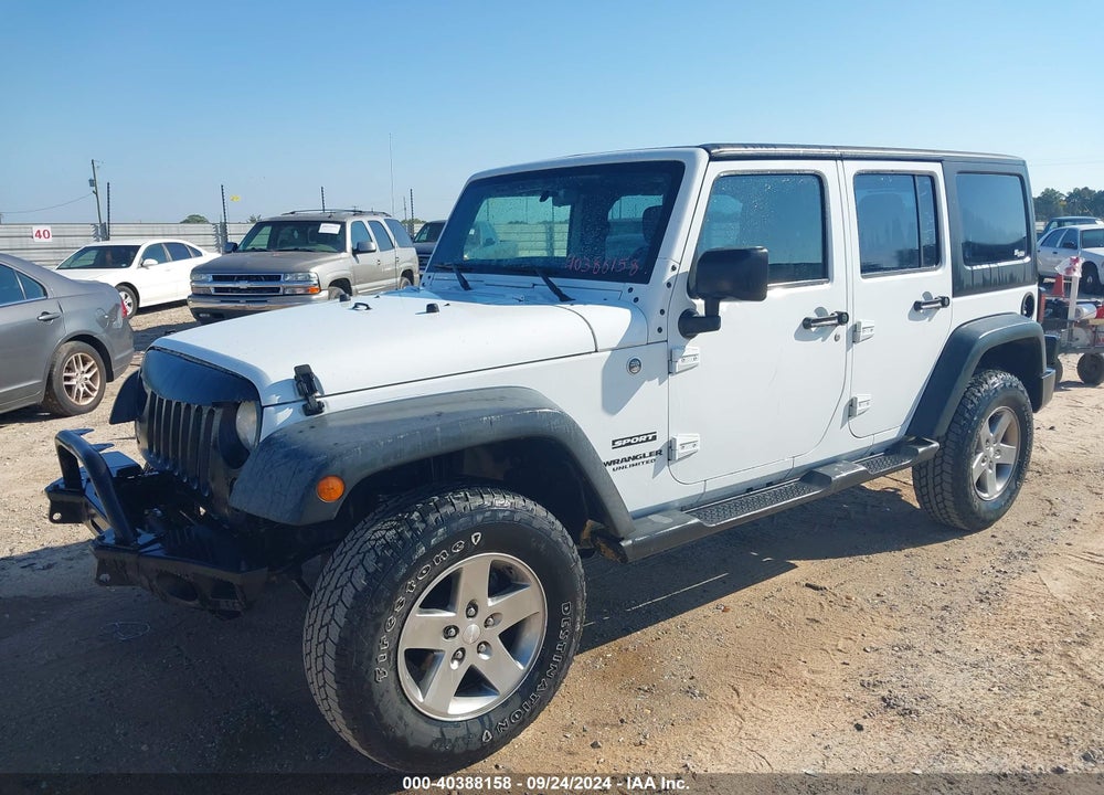 2014 JEEP WRANGLER UNLIMITED SPORT VIN: 1C4BJWDG2EL290649