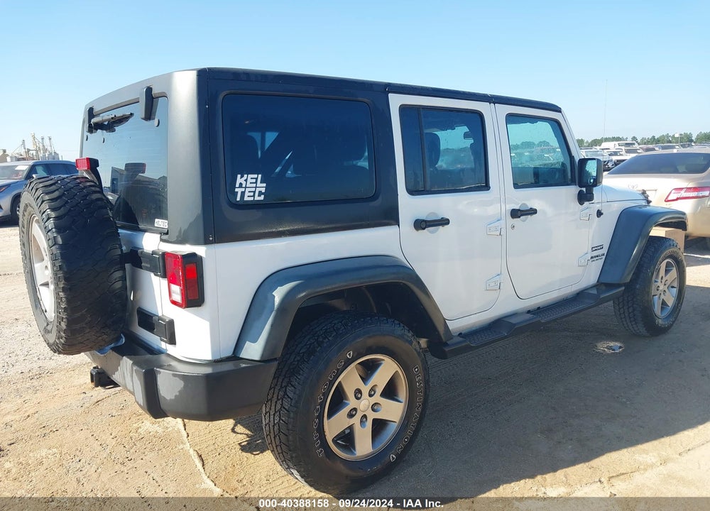 2014 JEEP WRANGLER UNLIMITED SPORT VIN: 1C4BJWDG2EL290649