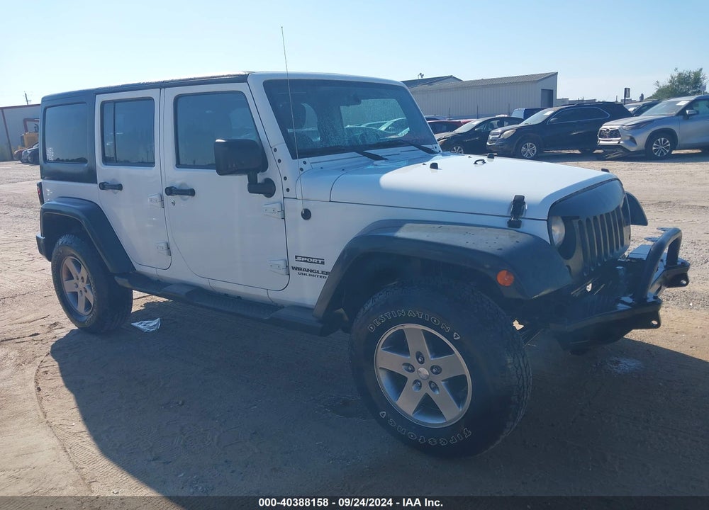 2014 JEEP WRANGLER UNLIMITED SPORT VIN: 1C4BJWDG2EL290649