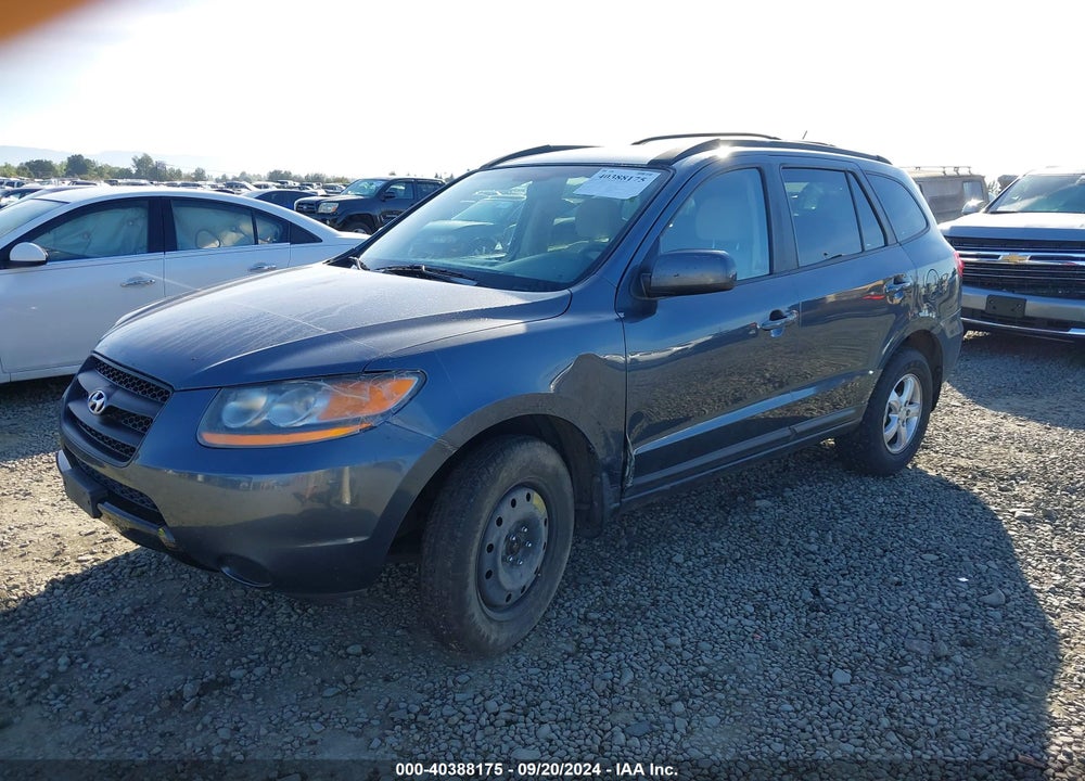 2008 HYUNDAI SANTA FE GLS VIN: 5NMSG13D18H223507