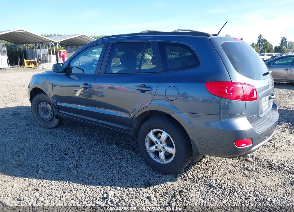 2008 HYUNDAI SANTA FE GLS VIN: 5NMSG13D18H223507