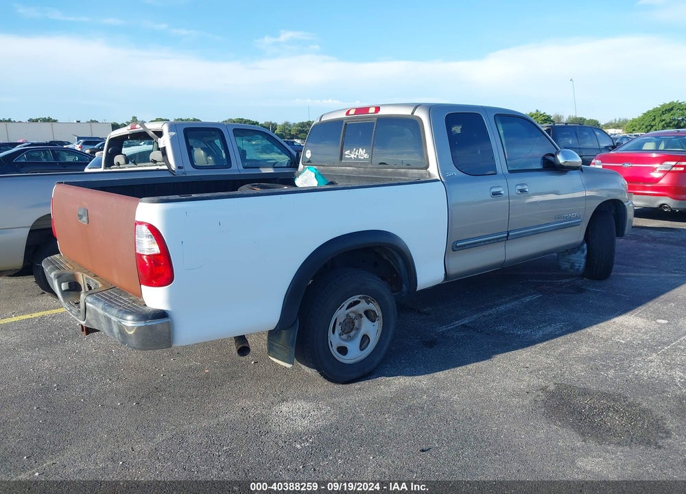 2005 TOYOTA TUNDRA SR5 V8 VIN: 5TBRT34105S460596