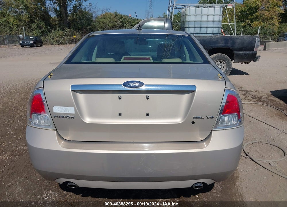 2007 FORD FUSION SEL VIN: 3FAHP08187R180050
