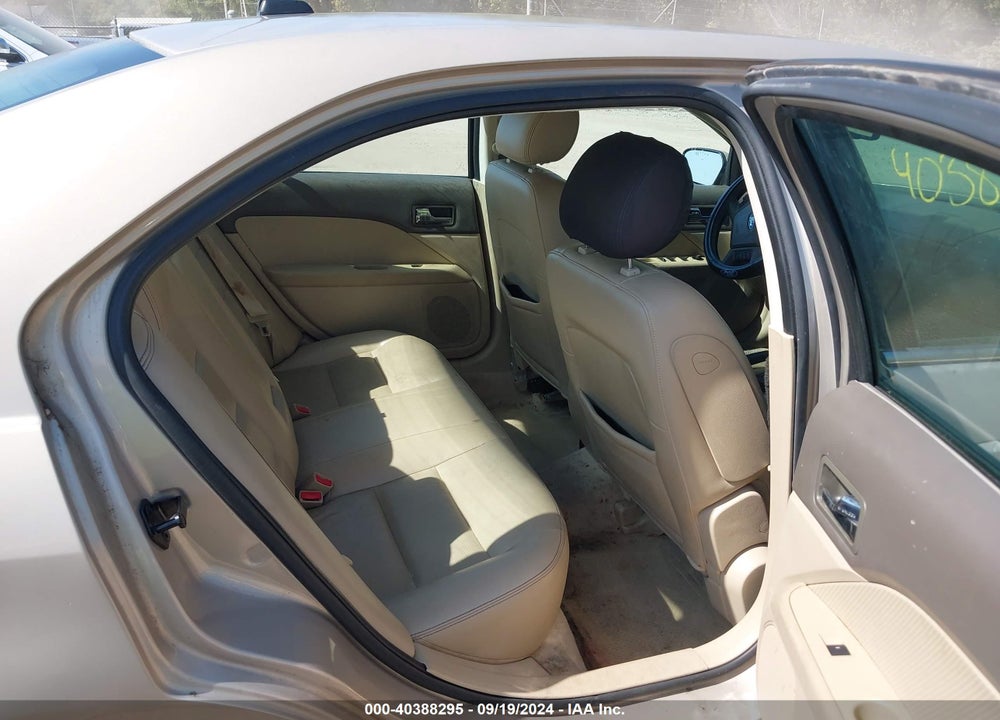 2007 FORD FUSION SEL VIN: 3FAHP08187R180050