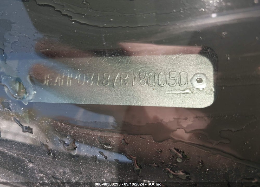 2007 FORD FUSION SEL VIN: 3FAHP08187R180050