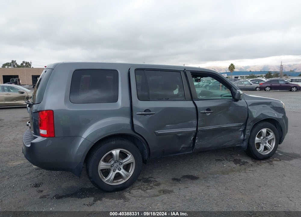 2013 HONDA PILOT EX-L VIN: 5FNYF4H5XDB038657