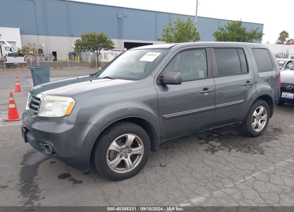 2013 HONDA PILOT EX-L VIN: 5FNYF4H5XDB038657