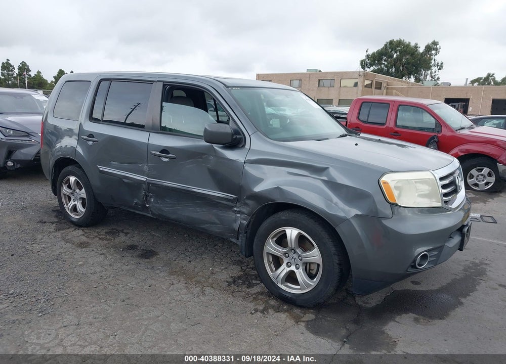 2013 HONDA PILOT EX-L VIN: 5FNYF4H5XDB038657