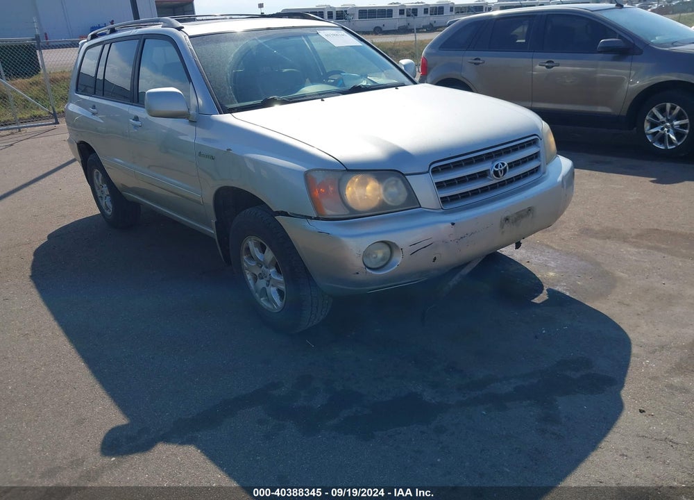 2001 TOYOTA HIGHLANDER V6 VIN: JTEHF21A710040660