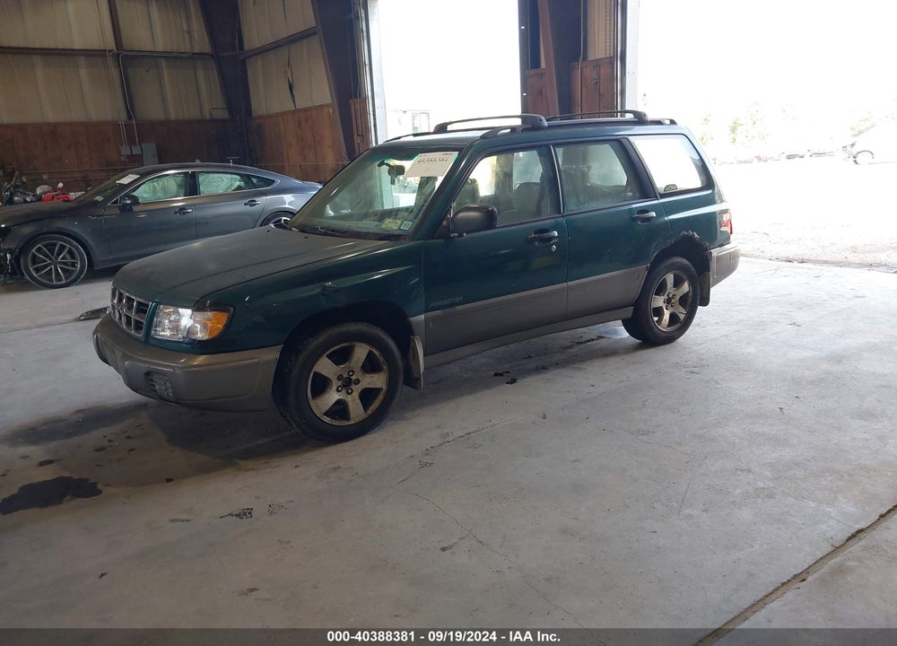 2000 SUBARU FORESTER S VIN: JF1SF6555YG718814