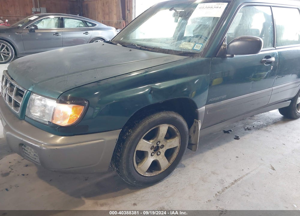 2000 SUBARU FORESTER S VIN: JF1SF6555YG718814