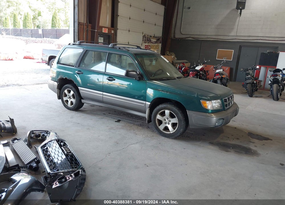 2000 SUBARU FORESTER S VIN: JF1SF6555YG718814