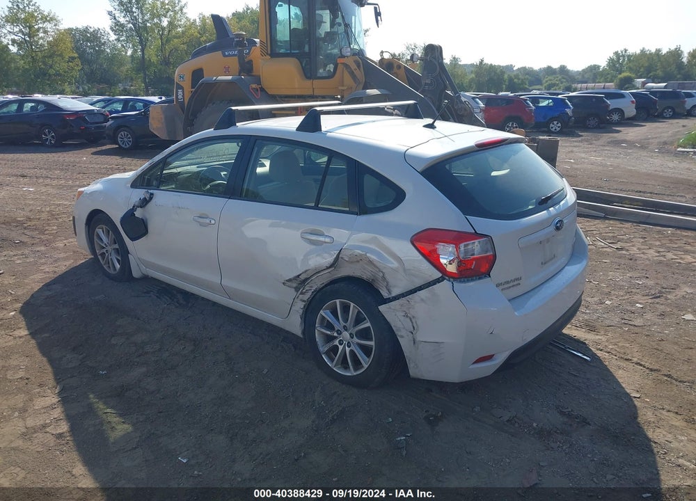 2014 SUBARU IMPREZA 2.0I PREMIUM VIN: JF1GPAC65E8224332