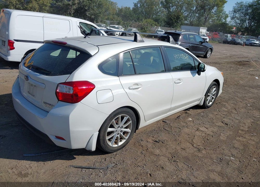 2014 SUBARU IMPREZA 2.0I PREMIUM VIN: JF1GPAC65E8224332