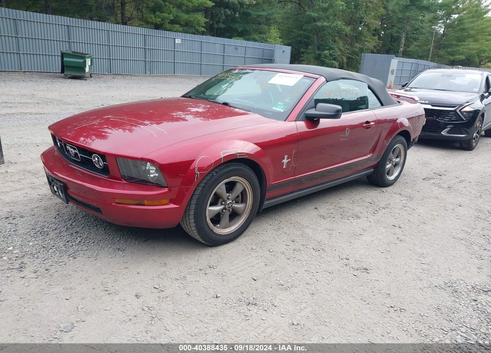 2006 FORD MUSTANG V6 VIN: 1ZVFT84N365125427