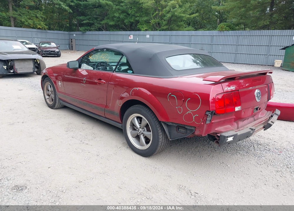 2006 FORD MUSTANG V6 VIN: 1ZVFT84N365125427