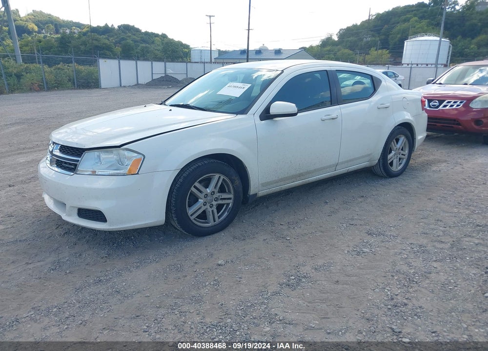 2011 DODGE AVENGER MAINSTREET VIN: 1B3BD1FB3BN524519