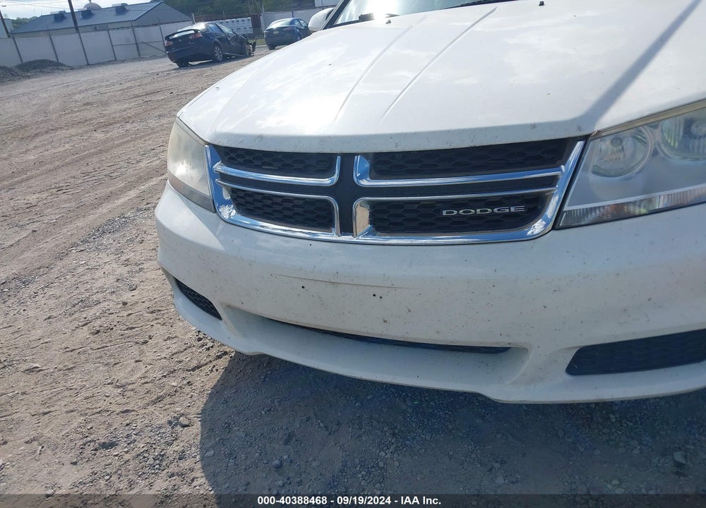 2011 DODGE AVENGER MAINSTREET VIN: 1B3BD1FB3BN524519
