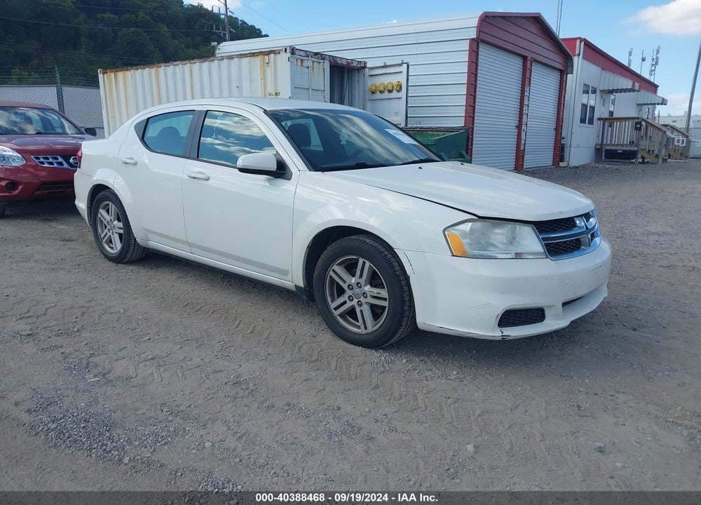 2011 DODGE AVENGER MAINSTREET VIN: 1B3BD1FB3BN524519