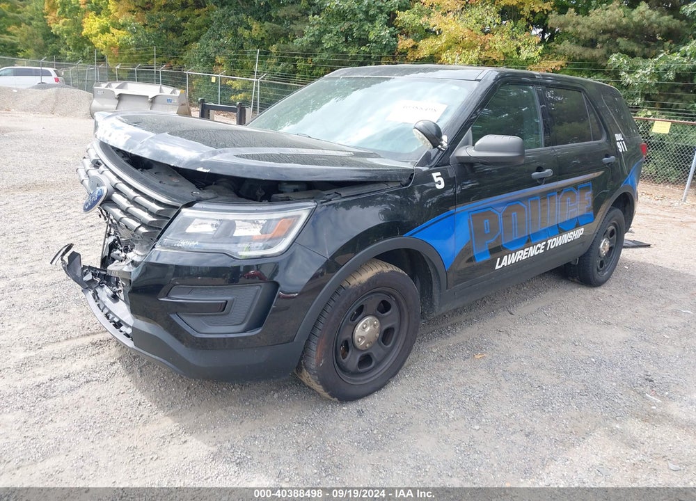 2018 FORD POLICE INTERCEPTOR UTILITY VIN: 1FM5K8AR5JGA32300