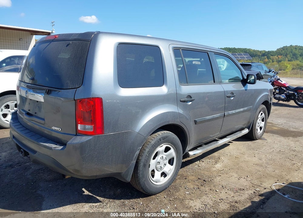 2013 HONDA PILOT LX VIN: 5FNYF4H23DB059923