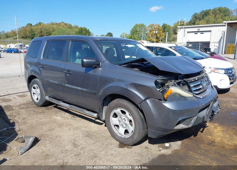 2013 HONDA PILOT LX VIN: 5FNYF4H23DB059923