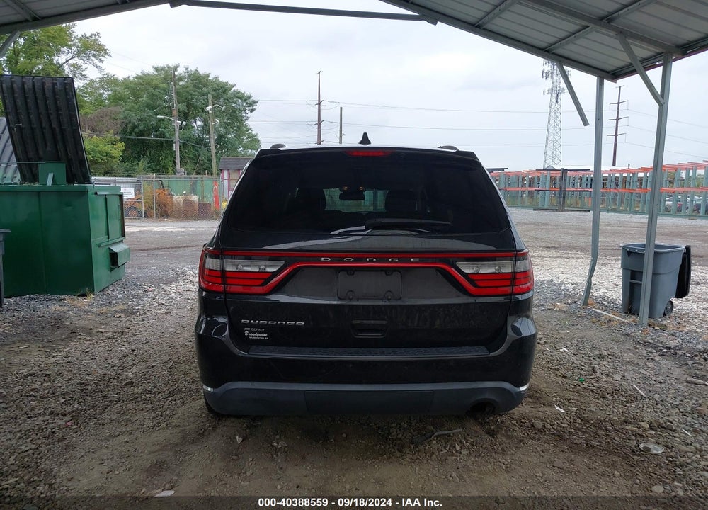 2015 DODGE DURANGO SXT VIN: 1C4RDJAG9FC177361