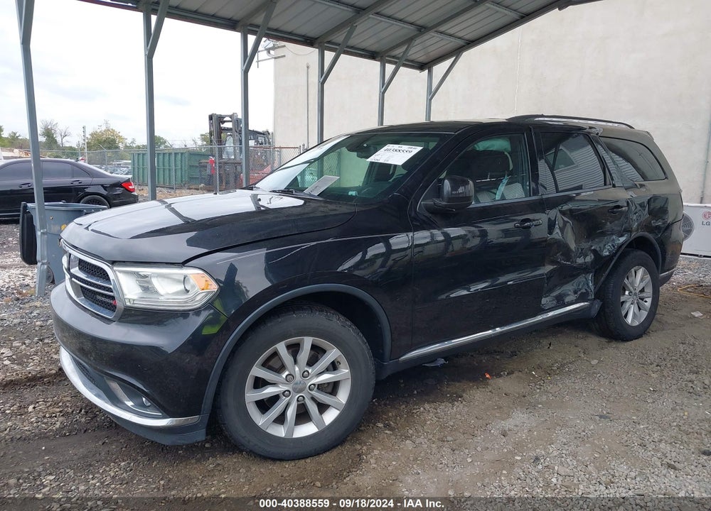 2015 DODGE DURANGO SXT VIN: 1C4RDJAG9FC177361