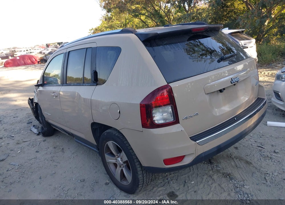 2016 JEEP COMPASS HIGH ALTITUDE EDITION VIN: 1C4NJDEB7GD791862