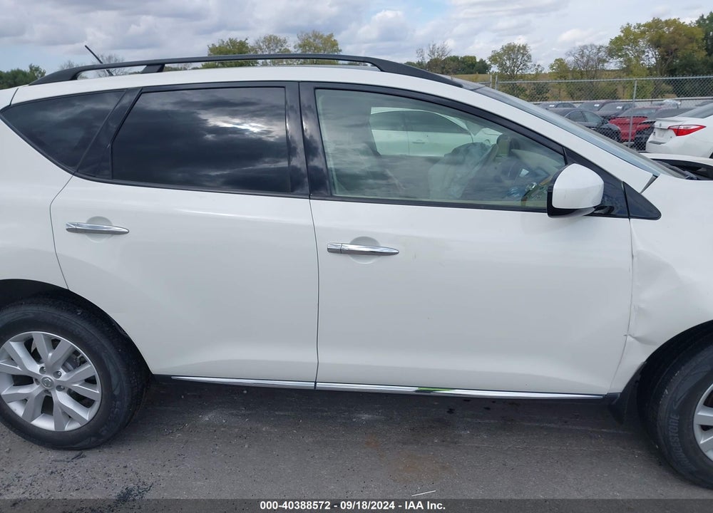 2014 NISSAN MURANO SL VIN: JN8AZ1MWXEW525736