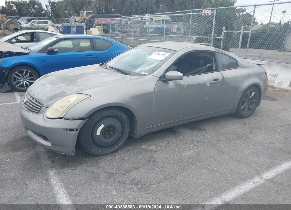 2005 INFINITI G35 VIN: JNKCV54E75M427689
