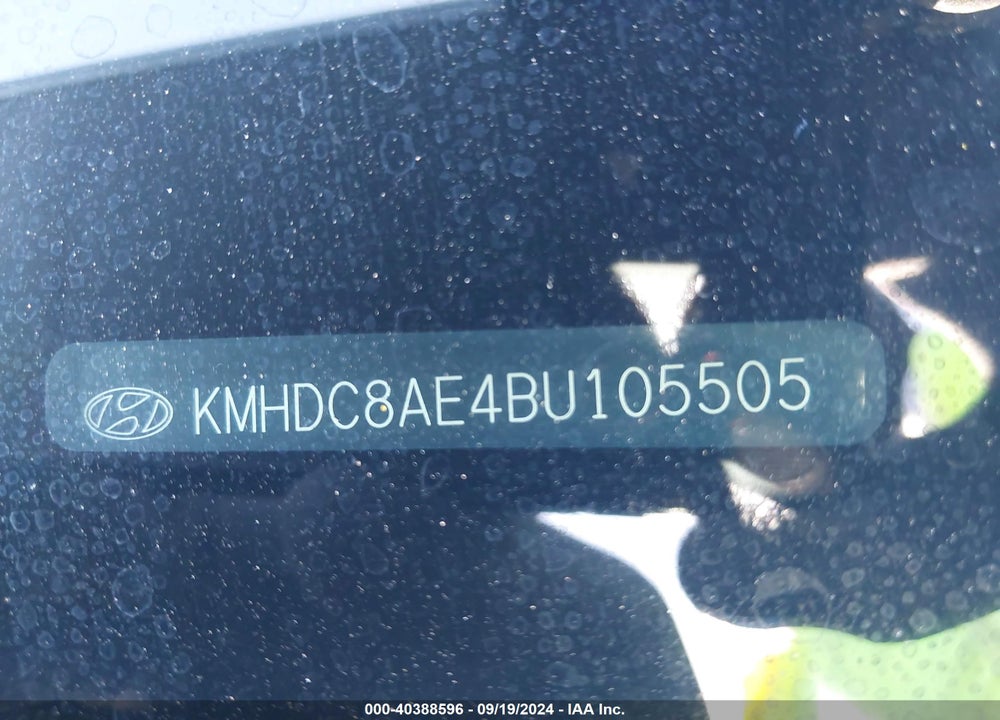 2011 HYUNDAI ELANTRA TOURING GLS VIN: KMHDC8AE4BU105505