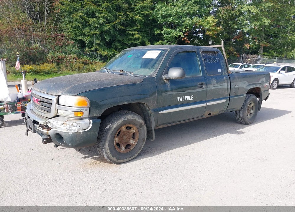 2004 GMC SIERRA 1500 SLE VIN: 2GTEK19T541221171