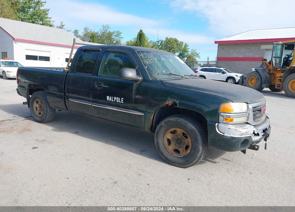 2004 GMC SIERRA 1500 SLE VIN: 2GTEK19T541221171