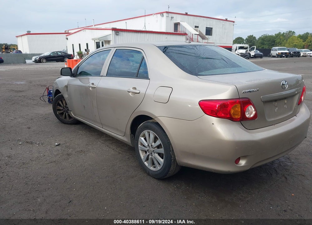 2009 TOYOTA COROLLA LE VIN: 2T1BU40E59C012244