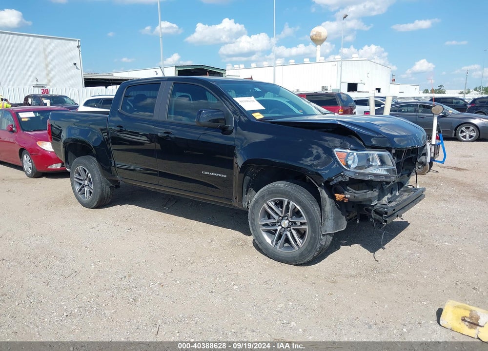 2021 CHEVROLET COLORADO 2WD SHORT BOX WT VIN: 1GCGSBEN1M1146058