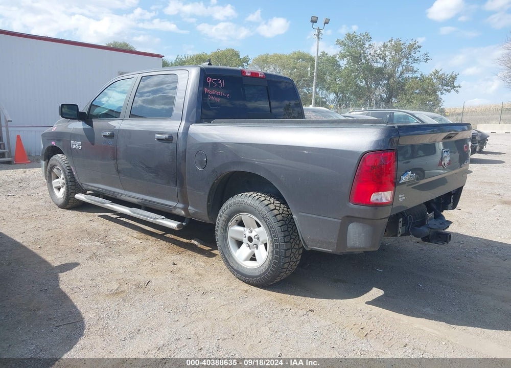 2017 RAM 1500 BIG HORN 4X4 5'7 BOX VIN: 1C6RR7LG5HS840331